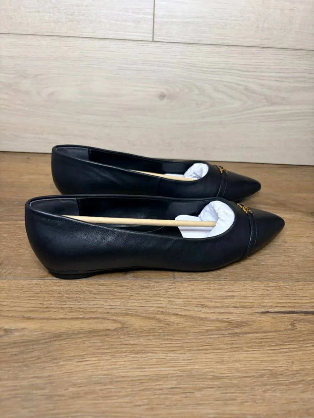 Giani Bernini Women's Bentlley Pointed Toe Flats Black Size 8M